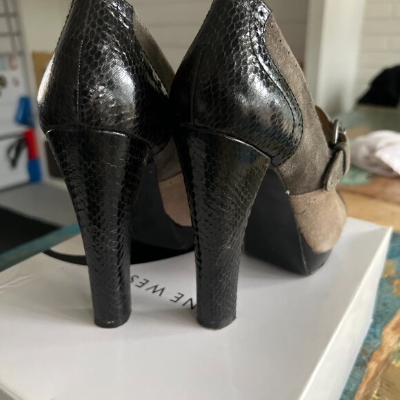 Nine West Vintage Styled Mary Jane Stiletto, Size 7 - Picture 4 of 7